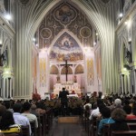Série ‘Sons da Catedral’ é encerrada com exaltação à nacionalidade - As aposentadas Cremilda Bezerra e Maria Oliveira