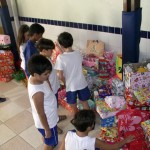 Unidade Sorriso recebe presentes de alunos da escola Gente Miúda - Fotos: Ascom/Renascer