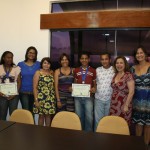 Cinco alunos da rede pública estadual recebem os prêmios do concurso de redação da TV Sergipe - Fotos: José Santana Filho /Seed