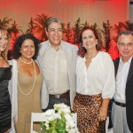 Déda prestigia lançamento da Agenda Social e Empresarial TB 2012 - O governador Marcelo Déda e a colunista social Thaís Bezerra
