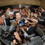 Ao lado da ministra do Desenvolvimento Social e Combate à Fome