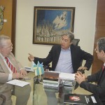 Governador recebe o procurador Geral de Justiça - O governador Marcelo Déda recebeu a visita de cortesia do procurador Geral de Justiça do Ministério Público de Sergipe