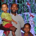 rvore de Natal ecológica é inaugurada no Centro de Criatividade -