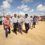Governador visita obra de duplicação do viaduto do Detran  - Fotos: Marco Vieira/ASN