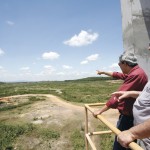 Marcelo Déda visita obras da barragem do rio Poxim -