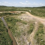 Marcelo Déda visita obras da barragem do rio Poxim -