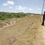 Marcelo Déda visita obras da barragem do rio Poxim -