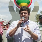 Déda entrega rodovias que compõem a Rota da Integração - Inauguração do Marco em Feira Nova