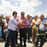 Déda entrega rodovias que compõem a Rota da Integração - Inauguração do Marco em Feira Nova