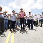 Déda entrega rodovias que compõem a Rota da Integração - Inauguração do Marco em Feira Nova