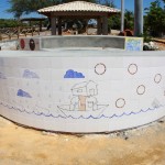 Secretário de Infraestrutura visita painéis artísticos no Parque dos Cajueiros - Fotos: Mario Sousa/Seinfra