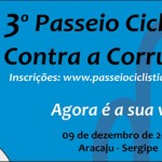 3ª Passeio Ciclístico Contra a Corrupção em Sergipe terá sorteio de brindes - Imagem/Divulgação