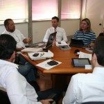 Emgetis e Seplag discutem a implantação dos novos contratos de Telecom - Fotos: Ascom/Emgetis