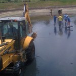 Cohidro realiza limpeza de reservatório com o apoio de agricultores - Fotos: Ascom/Cohidro