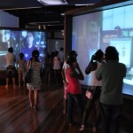 Exposição homenageia os 50 anos do Banese - Visitantes do Museu da Gente Sergipana assistem a vídeos sobre a história dos 50 anos do Banese / Fotos: Luis Medonça