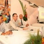 Painel na Festa da Laranja mostra trabalho do governo na diversificação de culturas - Fotos: Luduvice José / Ascom / Seagri