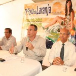 Painel na Festa da Laranja mostra trabalho do governo na diversificação de culturas - Fotos: Luduvice José / Ascom / Seagri