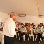 Painel na Festa da Laranja mostra trabalho do governo na diversificação de culturas - Fotos: Luduvice José / Ascom / Seagri