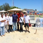 Secretário de Infraestrutura visita painéis artísticos no Parque dos Cajueiros - Fotos: Mario Sousa/Seinfra