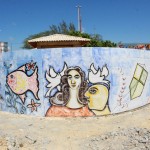 Secretário de Infraestrutura visita painéis artísticos no Parque dos Cajueiros - Fotos: Mario Sousa/Seinfra