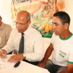 Painel na Festa da Laranja mostra trabalho do governo na diversificação de culturas - Fotos: Luduvice José / Ascom / Seagri
