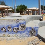 Secretário de Infraestrutura visita painéis artísticos no Parque dos Cajueiros - Fotos: Mario Sousa/Seinfra