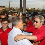 Déda inaugura marcos na rodovia SE270 que liga Salgado a Simão Dias - Rodovia SE270