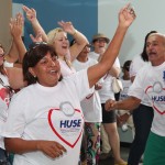 Prévia carnavalesca anima pacientes da Oncologia do Huse - Fotos: Bruno César/FHS