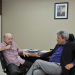 Governador recebe o ator Harildo Déda -