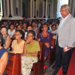 Jackson Barreto participa da missa em celebração ao aniversário de Dom Lessa -