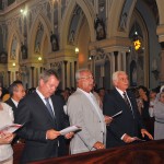 Jackson Barreto participa da missa em celebração ao aniversário de Dom Lessa -