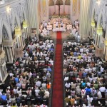 Jackson Barreto participa da missa em celebração ao aniversário de Dom Lessa -