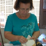 Artesanato sergipano é apreciado por turistas - A artesã Auxiliadora Andrade / Fotos: Ascom/Setur