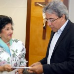 Governador recebe a presidente do Tribunal de Contas do Estado -
