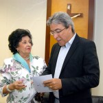 Governador recebe a presidente do Tribunal de Contas do Estado -