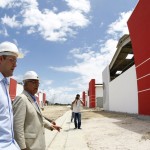 Governador em exercício visita obras do Centro Empresarial Integrado em Tobias Barreto -