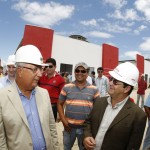 Governador em exercício visita obras do Centro Empresarial Integrado em Tobias Barreto -