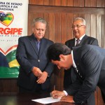 Jackson Barreto acompanha transferência de cargo de secretário de Justiça -