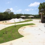 Obras do espaço infantil do Parque dos Cajueiros seguem em ritmo acelerado - O secretário de Estado de Infraestrutura