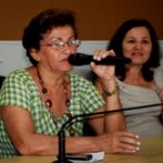 Combate à violência contra a mulher é tema de seminário - Maria Teles e Ivânia Pereira / Fotos: Noel Lino/Casa Civil