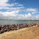 Seinfra inicia obras de manutenção do molhe da Atalaia Nova - Fotos: Mario Sousa/Seinfra
