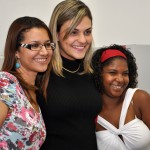 a cantora Maysa Reis e o gerente do programa Estadual de DST/Aids