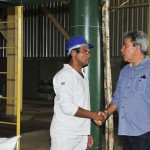 Déda inaugura rodovia e fábrica de açúcar em Capela -
