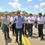 Déda inaugura rodovia e fábrica de açúcar em Capela -