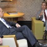 Déda assegura investimentos e garante parcerias em reuniões no Rio de Janeiro e Brasília - Déda ouviu do presidente da Vale que o projeto Carnalita é prioridade  / Foto: Bruno Lima