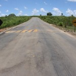 Rodovia que dá acesso ao povoado Castanhal