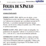 Jornal Folha de São Paulo publica errata sobre o salário da PM/SE -