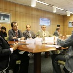 Déda pede recursos ao ministro do Turismo para a conclusão da ponte Gilberto Amado - O governador Marcelo Déda e o ministro do Turismo Gastão Vieira / Fotos: Roberto Jayme