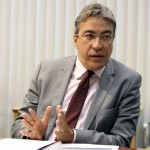 Déda pede recursos ao ministro do Turismo para a conclusão da ponte Gilberto Amado - O governador Marcelo Déda e o ministro do Turismo Gastão Vieira / Fotos: Roberto Jayme