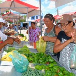 Agricultores familiares comercializam seus produtos na feira de Boquim - O prefeito de Boquim